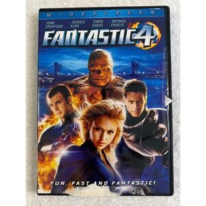 Fantastic 4 DVD 2005 Widescreen Marvel Chris Evans Jessica Alba Movie